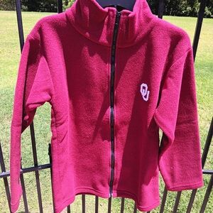 Crimson OU fleece jacket